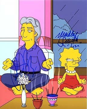 Simpsons 8x10 animacijska fotografija potpisala je osobu