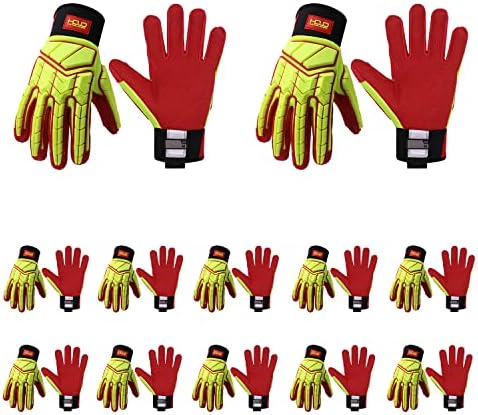 Teške radne rukavice, hi-vis naftne radne rukavice otporne na plin, otporne na rezano otporne na TPR Utične