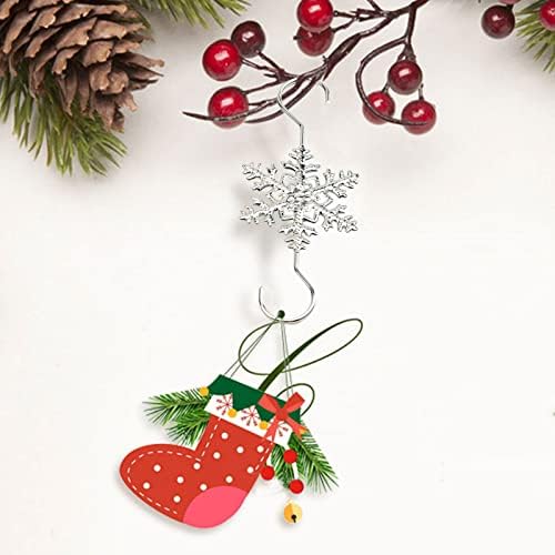 Božićni ukras na kuku za kuka za kuka za božićne ornament kuka za božićnu stablu ukras vješalica za kućne