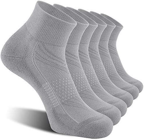 CelerSport 6 paketa muških gležnjača sa jastukom, sportske atletske čarape za trčanje