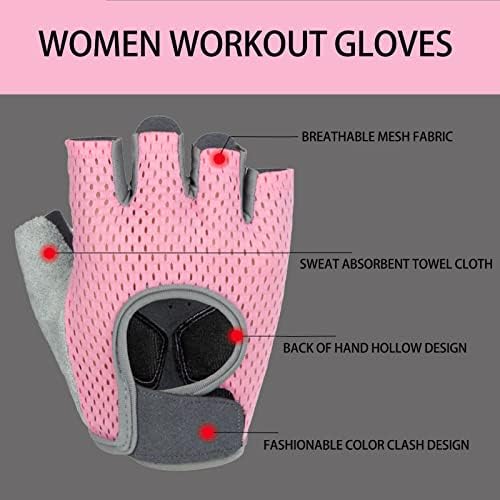 Dexspoeny rukavice za teretanu za žene dizanje tegova, 2kom rukavice za vježbanje prozračne rukavice za