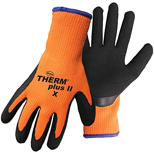 BOSS muške Therm PLUS II High VIS rukavice, otporne na hladnoću, otporne na habanje, sigurnosne rukavice,