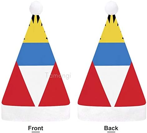 Božić Santa šešir, Antigva i Barbuda zastavu Božić Holiday šešir za odrasle, Unisex Comfort Božić kape za