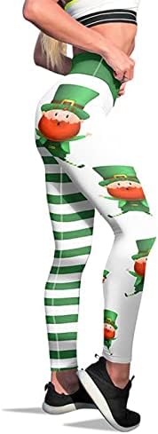 MGBD joge gamaše za žene visoki struk St. Patrickove uska hlače Stretch plijen udobne vježbe hlače fitness
