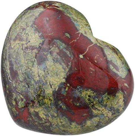 Sharvgun Dragon Heliotrop Heartrope Meditacija kamena Litoterapija, Reiki Srce Dekoracija za iscjeljivanje